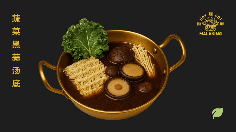 Veggie Broth Black Garlic